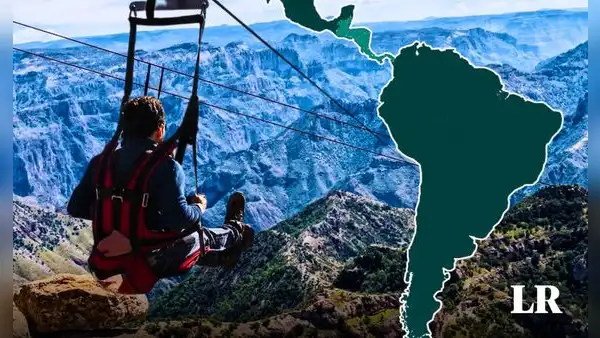 La segunda tirolesa más grande del mundo está en América Latina: mide más de 2 km