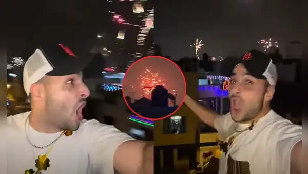 Español celebró Año Nuevo en Perú por primera vez y quedó en shock: “Parece una guerra mundial”