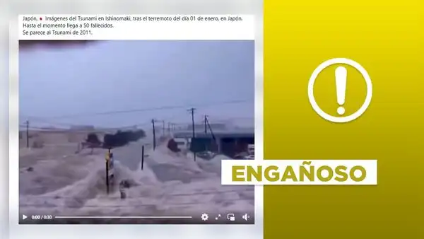 “Tsunami en Ishinomaki” no se grabó tras el reciente terremoto de Japón: video data del 2011