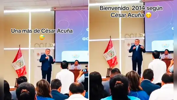César Acuña comete error durante discurso con personal de salud: “Vamos a ponerle fuerza el 2014”