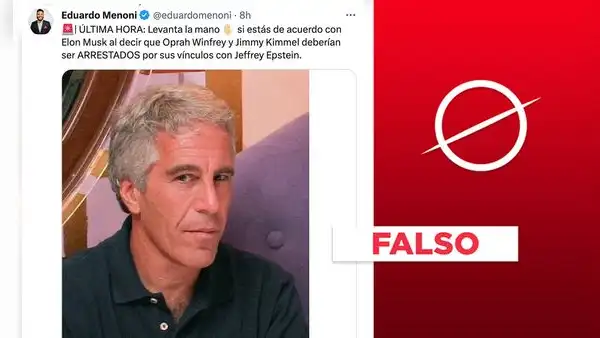 Es falso que Elon Musk pidió "arrestar" a Oprah por supuestos "vínculos con Jeffrey Epstein"
