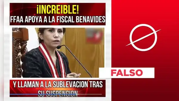 Las Fuerzas Armadas no llamaron a “sublevarse” por la suspensión de Patricia Benavides