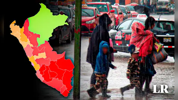 Senamhi advierte fuertes lluvias del 7 al 10 de enero del 2024 en 15 regiones: ¿cuáles son?