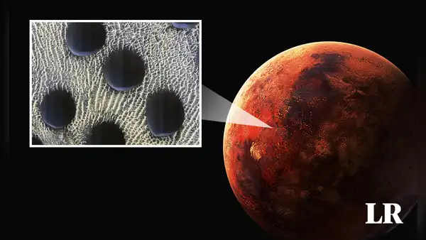 Los misteriosos círculos en la superficie de Marte que mantienen en intriga a los científicos