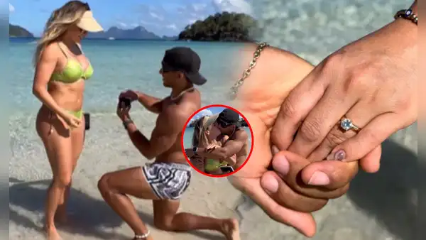 ¡Dijo "sí"! Said Palao y Alejandra Baigorria se comprometieron en romántica velada en Filipinas