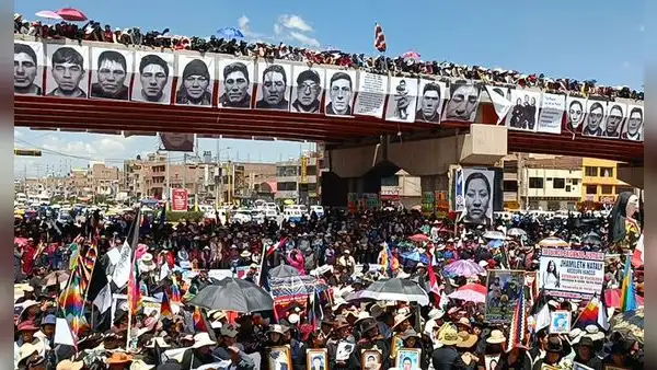 Colocan fotografías de asesinados en manifestaciones contra el Gobierno en Juliaca: “Rostros de la protesta”