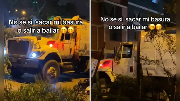 Camión de la basura pasa por las calles de San Juan de Lurigancho al ritmo de merengue: "En Perú nunca te aburres"