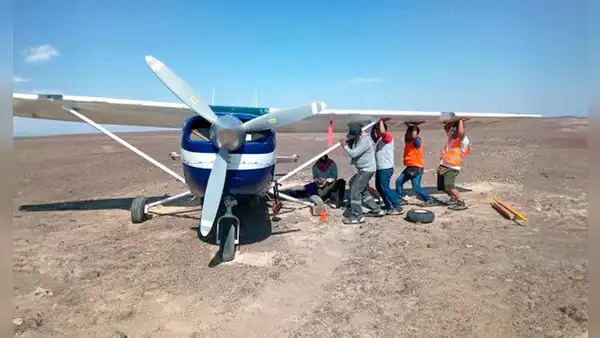 Avioneta aterriza de emergencia y afecta a tres líneas de Nazca en Ica