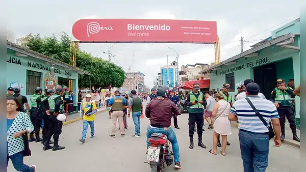 Contingente de 500 policías resguarda frontera con Ecuador