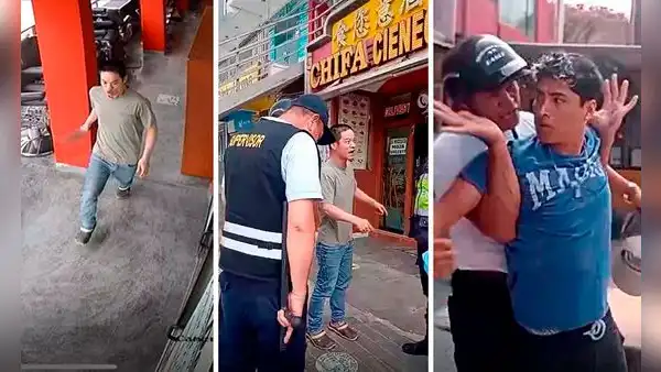 Cieneguilla: cocinero de chifa amenaza con machete a trabajadores de barbería