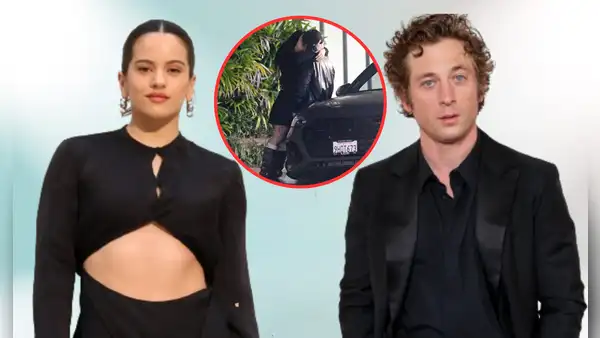 Rosalía y Jeremy Allen confirman relación con tierno beso en la vía pública y alborotan las redes