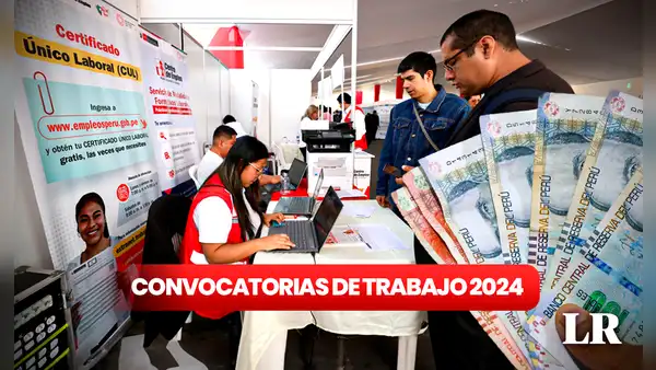 ¡Postula al Estado! Convocatorias laborales CAS 2024 en el sector público del 15 al 21 de enero