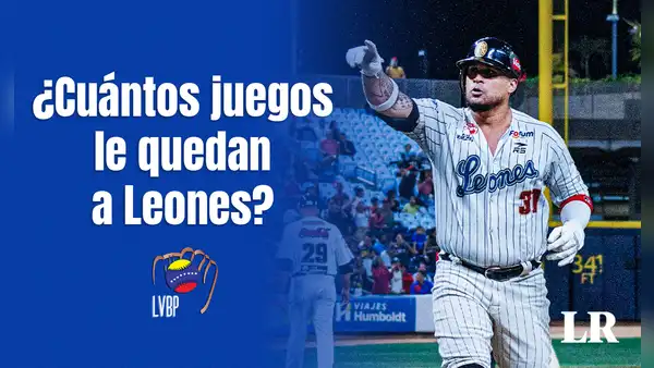 ¿Cuántos juegos le quedan a los Leones del Caracas en el Round Robin LVBP 2024? Próximo partido