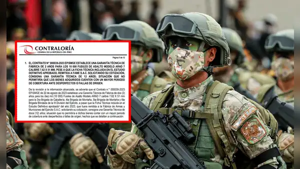 Ejército compró 10.000 fusiles a Israel sin garantía de 12 años