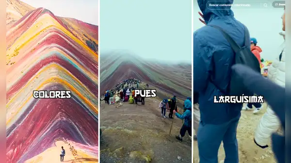 Español sorprendido por gran cantidad de turistas en Montaña de 7 Colores: “Fui en temporada equivocada”