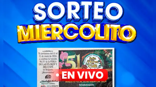 LOTERÍA NACIONAL de Panamá EN VIVO HOY, 17 de enero: resultados OFICIALES del SORTEO MIERCOLITO, por Telemetro