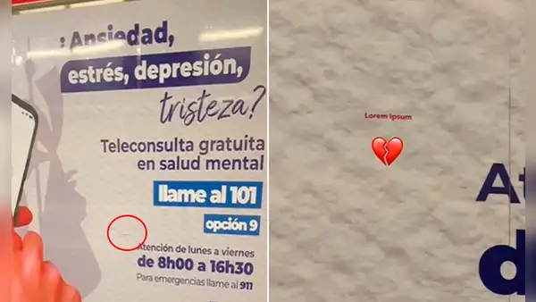 Captan singular error en anuncio publicitario y en redes dicen: “Lo que callamos los diseñadores”