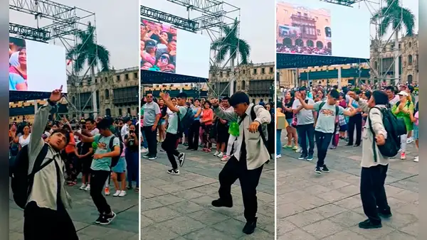 Jóvenes se lucieron con sus pasos de tunantada en la Serenata a Lima: “El chuto y el arriero”