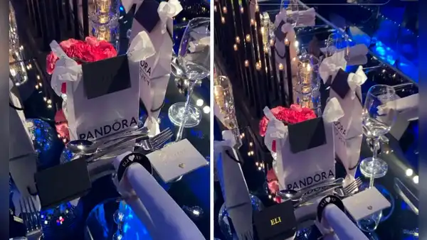 Invitados a quinceañero quedan atónitos al encontrar bolsas con joyas de regalo en sus mesas