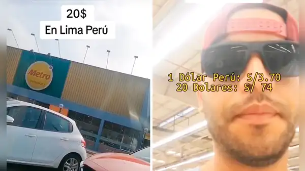 Venezolano va a supermercado del Perú y revela productos que compró con US$20: “Poquitas cosas”