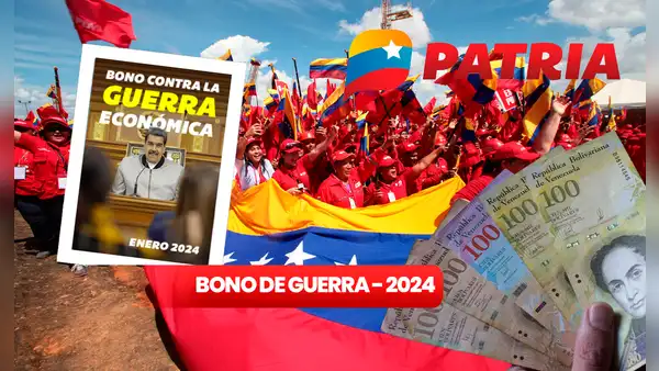 Bono de Guerra Amor Mayor, enero 2024: COBRA HOY nuevo monto mediante Sistema Patria