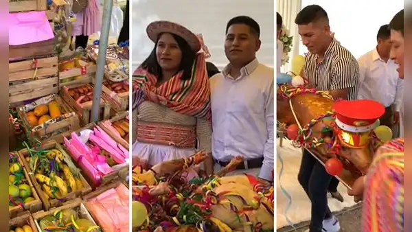 Novio llevó camión de regalos para pedir la mano de su pareja en Huancayo: “En busca de un huancaíno”