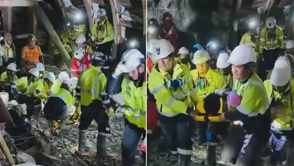 Rescatan vivo a minero que quedó atrapado más de 3 días al interior de mina en Huancavelica