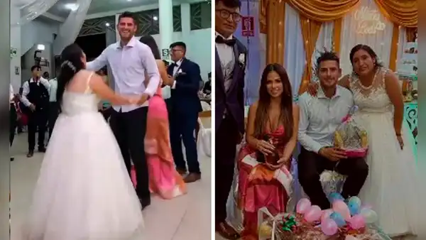 Carlos Zambrano apadrinó la boda palpa de su niñera y se lució bailando huayno