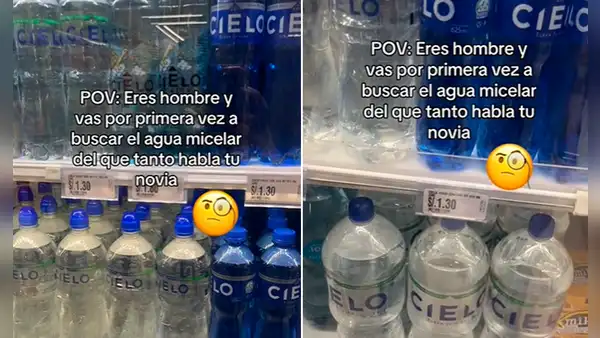 Peruano va en busca de agua micelar, pero solo encuentra mineral, y en redes dicen: “Me ha pasado”