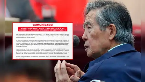 Fiscalía de Chile accede ampliar extradición de Alberto Fujimori por venta de armas a las FARC