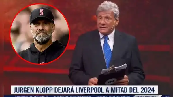 Periodista uruguayo comete terrible error: Klopp deja Liverpool porque "le queda 1 año de vida"