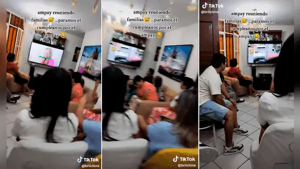 Familia interrumpe celebración de cumpleaños por ver el ampay de MAGALY a Christian Domínguez