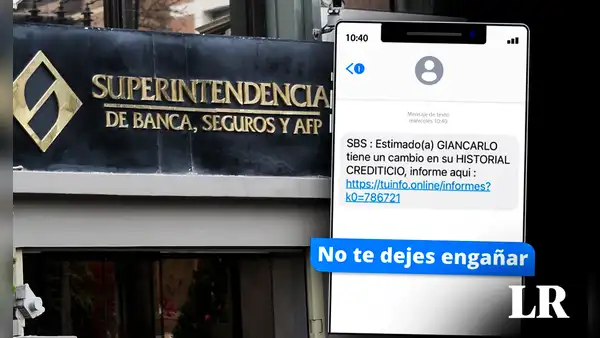 SBS advierte sobre falsos mensajes para cambiar reporte crediticio: ¿cómo identificarlo?