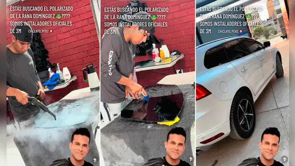 Emprendedor promociona lunas polarizadas al mismo estilo de Christian Domínguez: “En Perú no te aburres”
