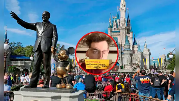 Estadounidense encuentra ticket viejo de Disney y sorprende en redes al verificar si tenía validez