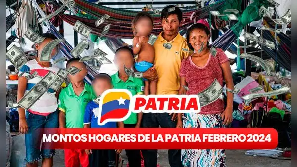 Tabla actualizada de Hogares de la Patria febrero 2024: revisa los MONTOS del subsidio en Venezuela
