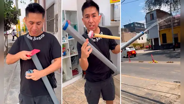 ¿Cómo armar un chisguete casero para este verano 2024? Peruano sorprende con los pasos de su basuka