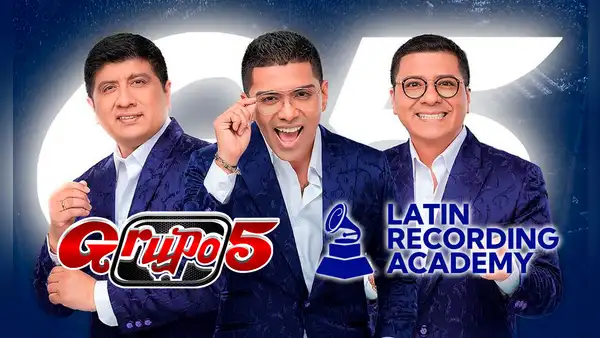Christian Yaipén anuncia que el Grupo 5 ya es miembro de los Latin Grammy: "Muchos sueños por cumplir"