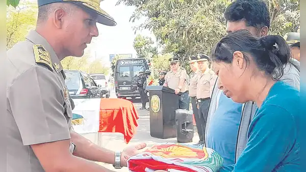Ronaldo Lupaca, un policía joven y una muerte con valor y sacrificio por la ciudadanía