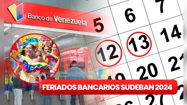 Lunes bancario, 2024: ¿cuándo cierran los bancos en Venezuela?