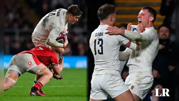Sigue fuerte: Inglaterra venció 16-14 a Gales por la fecha 2 del Seis Naciones 2024 de rugby