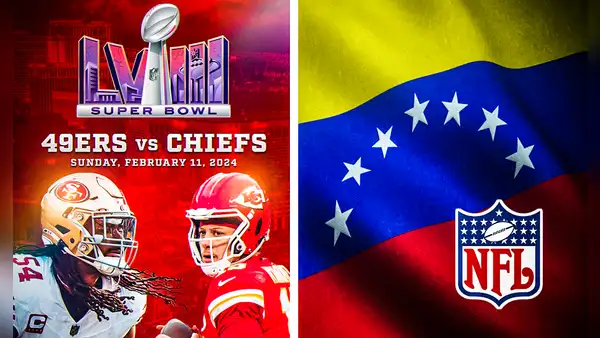 ¿Cómo ver el Super Bowl 2024 en Venezuela? Canal de TV del Kansas City Chiefs vs. San Francisco 49ers por la NFL