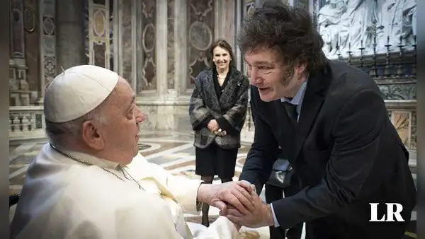 Javier Milei y el papa Francisco se reúnen por primera vez tras la canonización de Mama Antula