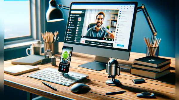 ¿Qué hacer para usar tu celular Android como cámara web de tu PC en videollamadas?