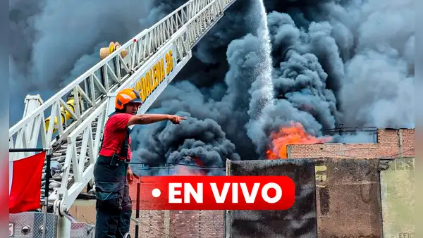Incendio en San Miguel EN VIVO: reportan 6 heridos, uno de ellos resultó quemado en depósito de productos químicos