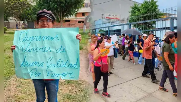 SMP: madres de 58 comedores populares denuncian que reciben alimentos en mal estado