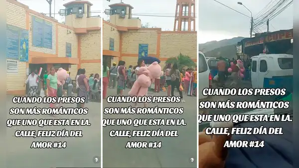 Visitantes del penal SJL reciben regalos a vísperas de San Valentín: “El amor no entiende de rejas”