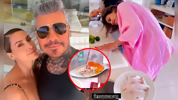 Milett Figueroa le prepara ceviche a Marcelo Tinelli, pero no le fue bien: “La voluntad estuvo”