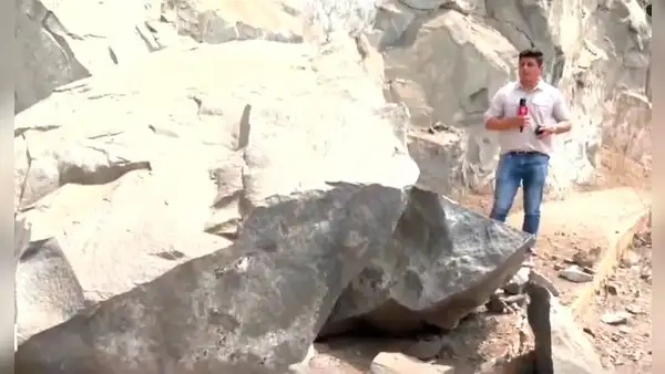 Pasamayito: sismo en Huaral causa deslizamiento de rocas en vía que une a SJL con Comas