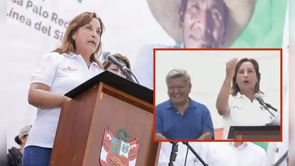 Dina Boluarte a César Acuña: "Usted es el papá de La Libertad, yo soy la mamá de todo el Perú"